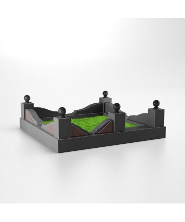 Гранитная ограда №14