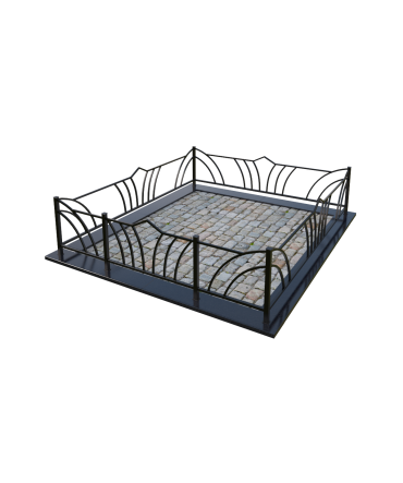Металлическая ограда №15