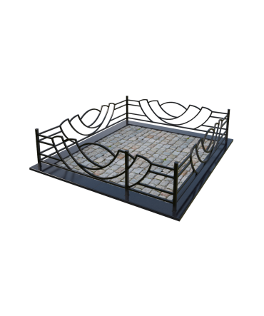 Металлическая ограда №18