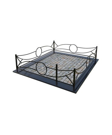 Металлическая ограда №25