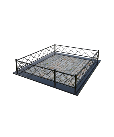 Металлическая ограда №6