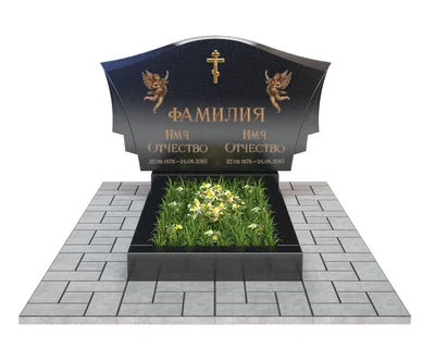Двойные памятники из гранита